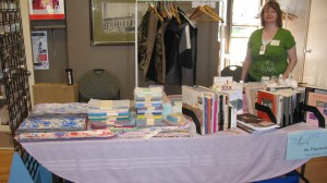 Our sale table at Wayzgoose