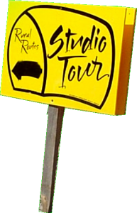 Tour roadside directional sign