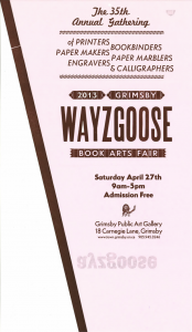 Wayzgoose poster