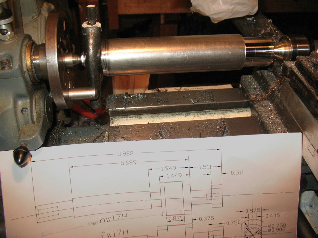 Piston Rod being made